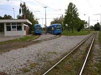 Tramvajsko okretište u Prečkom, listopad 2017. godine